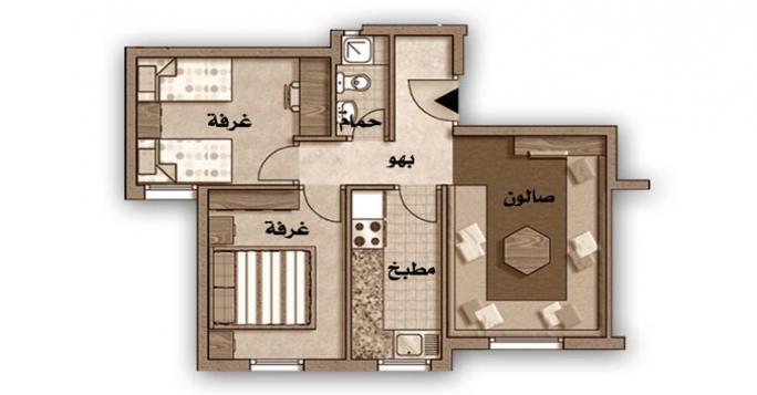 plan appartement addoha bouznika
